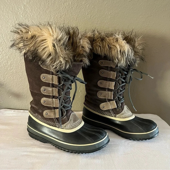 Sorel Joan of Arctic Women’s Taupe Boots Size 8 | Waterproof Winter Snow - Picture 3 of 12
